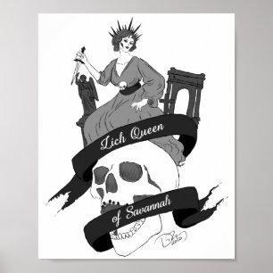 Lich Queen of Savannah Print