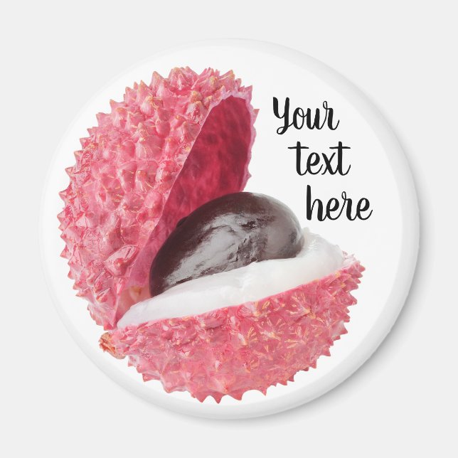 Lichee fruit magnet (Front)