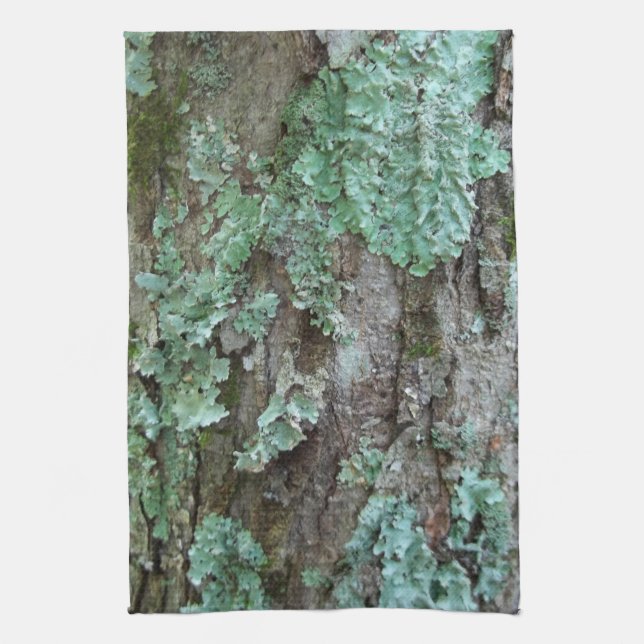 Lichen Bark Tea Towel (Vertical)