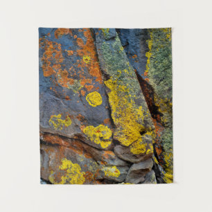 Lichen Covered Rocks Tapestry