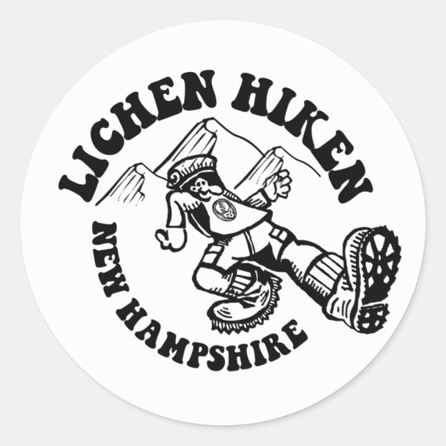 Lichen Hiken Classic Round Sticker (Front)