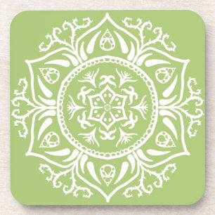 Lichen Mandala Coaster