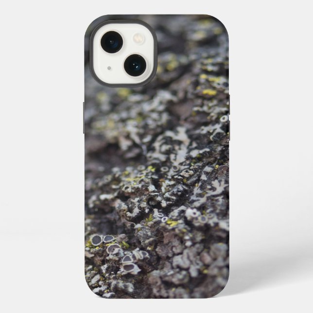 Lichen on Bark iPhone Case (Back)
