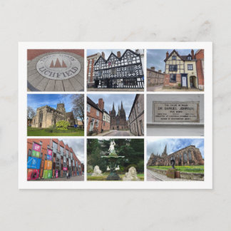 Lichfield Holiday Postcard