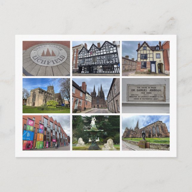 Lichfield Holiday Postcard (Front)