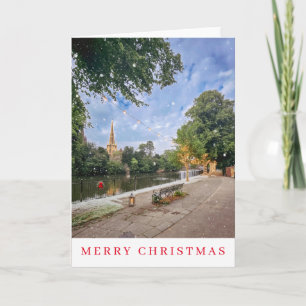 Lichfield Minster Pool Walk view Christmas card
