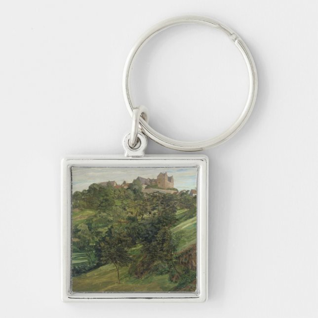 Lichtenberg Castle in Odenwald, 1900 Key Ring (Front)