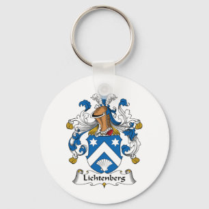 Lichtenberg Family Crest Key Ring