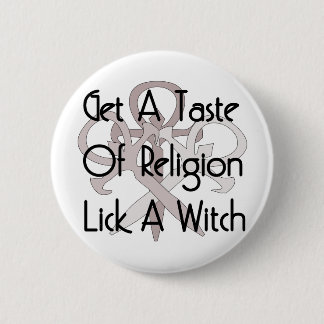 Lick A Witch 6 Cm Round Badge