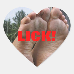 LICK! HEART STICKER