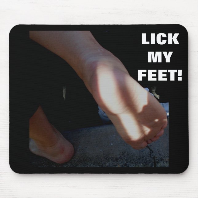 LICK MY FEET! MOUSE MAT (Front)