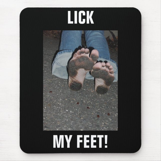 LICK MY FEET! MOUSE MAT (Front)