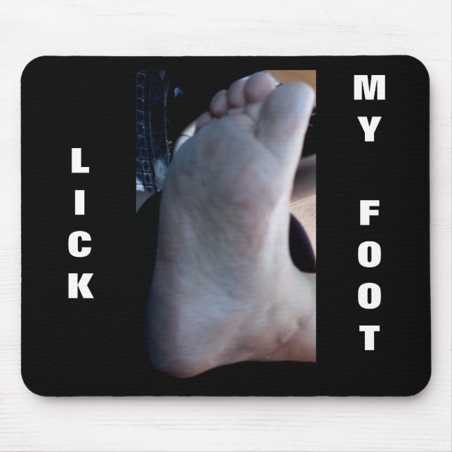 LICK MY FOOT MOUSE MAT (Front)