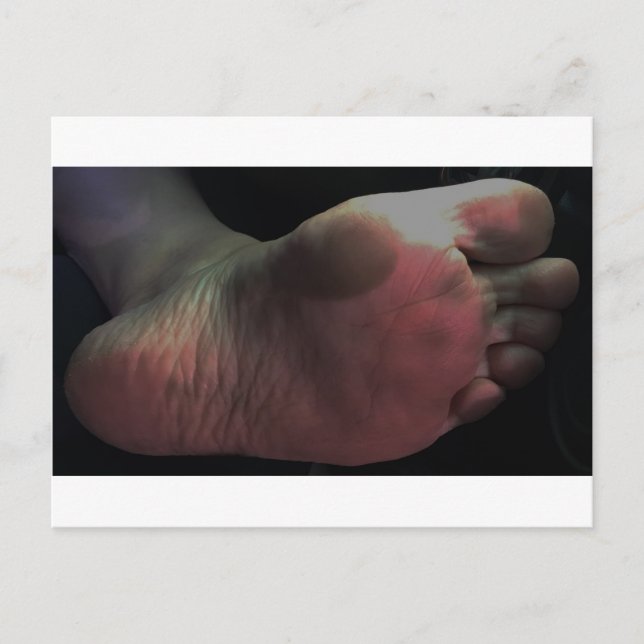 LICK MY SOLE POSTCARD (Front)