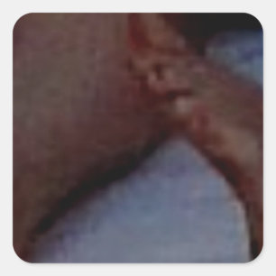 LICK THE DIRT OFF MY FEET SQUARE STICKER