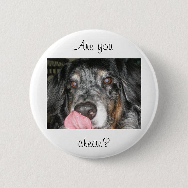 Licking Dog Pin (Front)