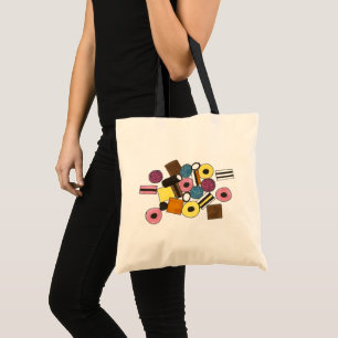 Licorice Allsorts All Sorts Candy Liquorice Foodie Tote Bag
