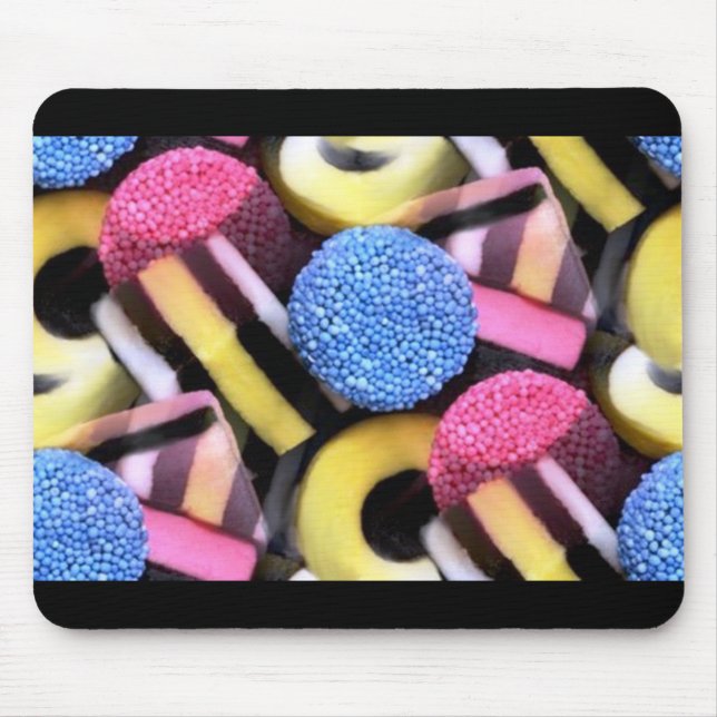 licorice_bits_candy mouse mat (Front)