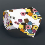 Licorice Liquorice Allsorts All Sorts Candy Sweets Tie<br><div class="desc">Necktie features an original marker illustration of a delicious handful of licorice all sorts candies.

Don't see what you're looking for? Need help with customization? Contact this designer to have something created just for you.</div>