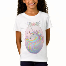 Licorne T-shirt and flowers