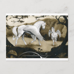 Licornes Postcard