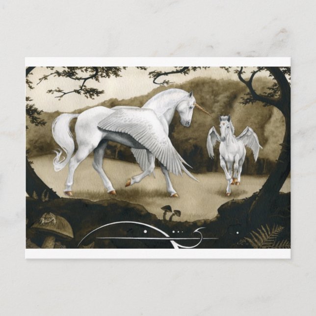 Licornes Postcard (Front)