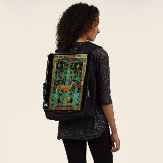 Lid of Great Tomb of Pakal - Palenque Astronaut Backpack