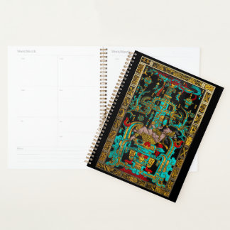 Lid of Great Tomb of Pakal - Palenque Astronaut Planner