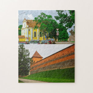 Lida Belarus Architecture Castle Collage Jigsaw Puzzle