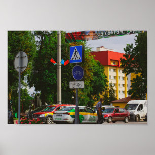 Lida Belarus Architecture Street View Cityscape Poster