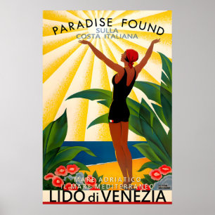 Lido di Venezia Venice Italy Adriatic Poster