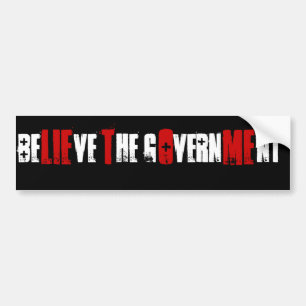 LIE TO ME BUMPER STICKER