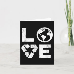 Liebe Earth Day 90s Vintage Recycled Children Or T Card