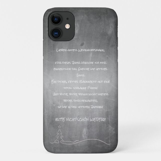 Lieber guter Weihnachtsmann Case-Mate iPhone Case (Back)