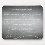 Lieber guter Weihnachtsmann Mouse Mat<br><div class="desc">Witzige Grüße und Wünsche an den Weihnachtsmann,  vor einem Kreidetafel Hintergrund. Rückseite ist mit weißer Liniatur versehen.</div>