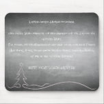 Lieber guter Weihnachtsmann Mouse Mat<br><div class="desc">Witzige Grüße und Wünsche an den Weihnachtsmann,  vor einem Kreidetafel Hintergrund. Rückseite ist mit weißer Liniatur versehen.</div>