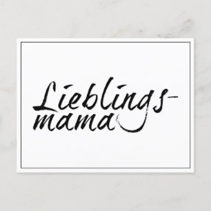 Lieblingsmama Holiday Postcard