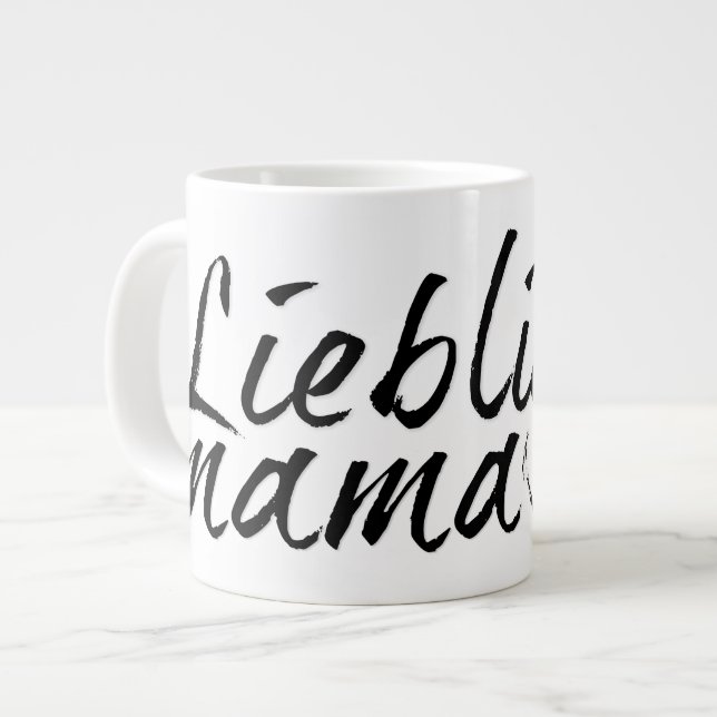 Lieblingsmama Large Coffee Mug (Front Left)