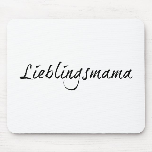 Lieblingsmama Mouse Mat (Front)