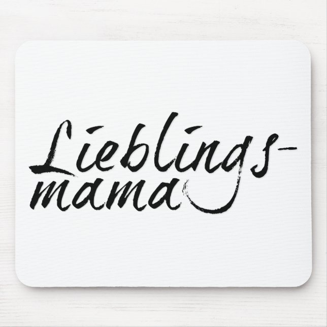 Lieblingsmama Mouse Mat (Front)