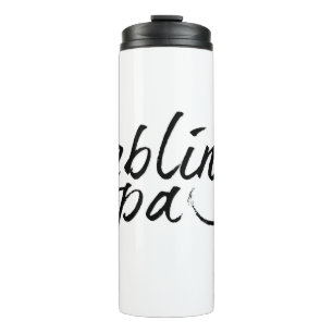 Lieblingspapa - schwarzer Schriftzug 00001 Thermal Tumbler