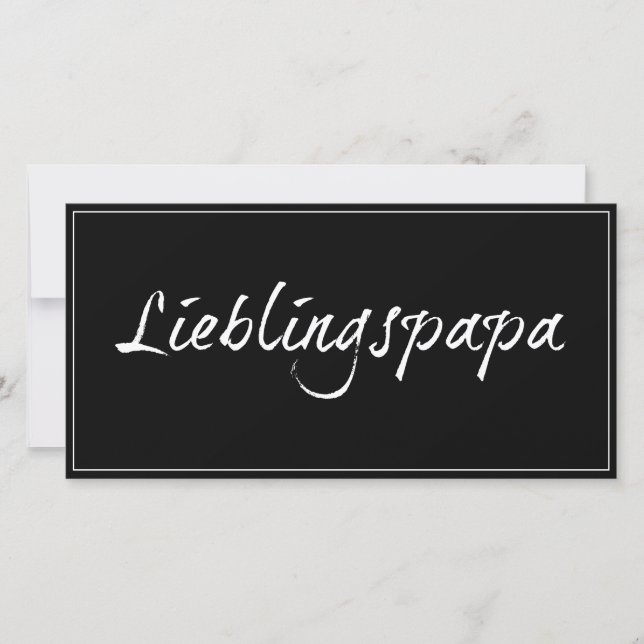 Lieblingspapa - weißer Schriftzug 00001 (Front)