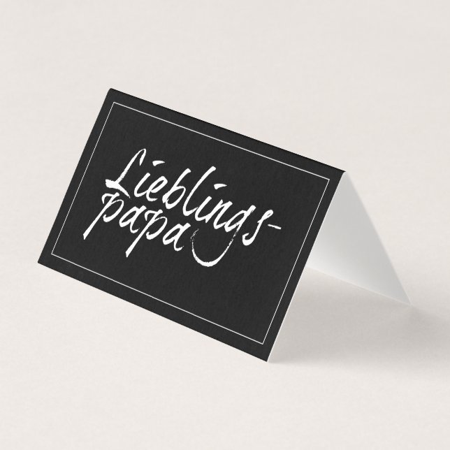 Lieblingspapa - weißer Schriftzug 00001 (Front)