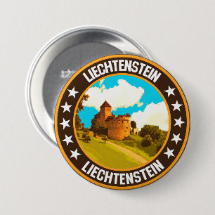 Liechtenstein 7.5 cm round badge