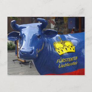 liechtenstein bull postcard