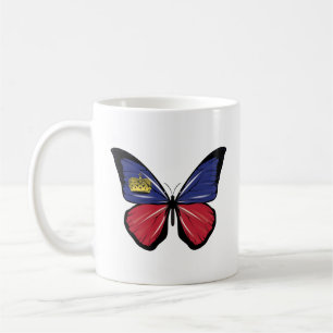 Liechtenstein Butterfly Flag  Coffee Mug