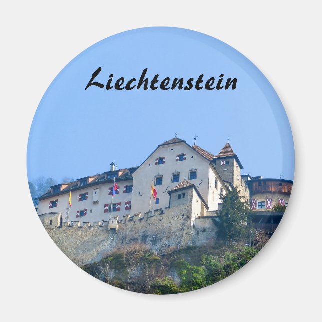 Liechtenstein Castle in Vaduz Souvenir Magnet (Front)
