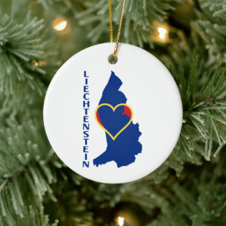 Liechtenstein Ceramic Tree Decoration