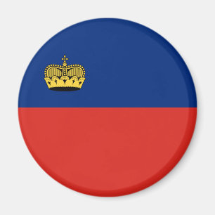 Liechtenstein country long flag nation symbol repu magnet