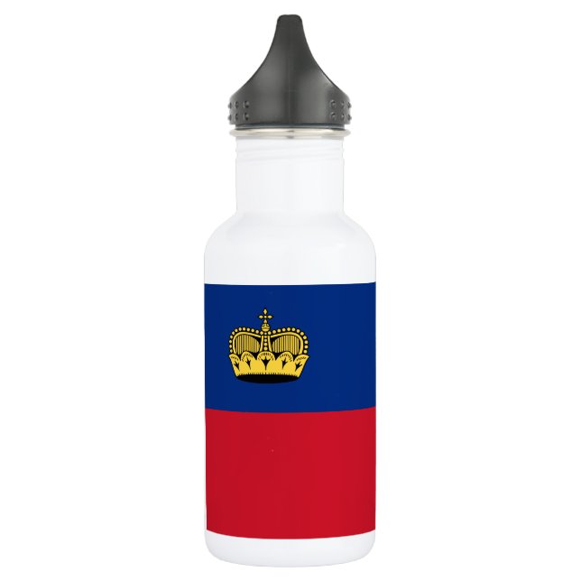 Liechtenstein Flag 532 Ml Water Bottle (Left)